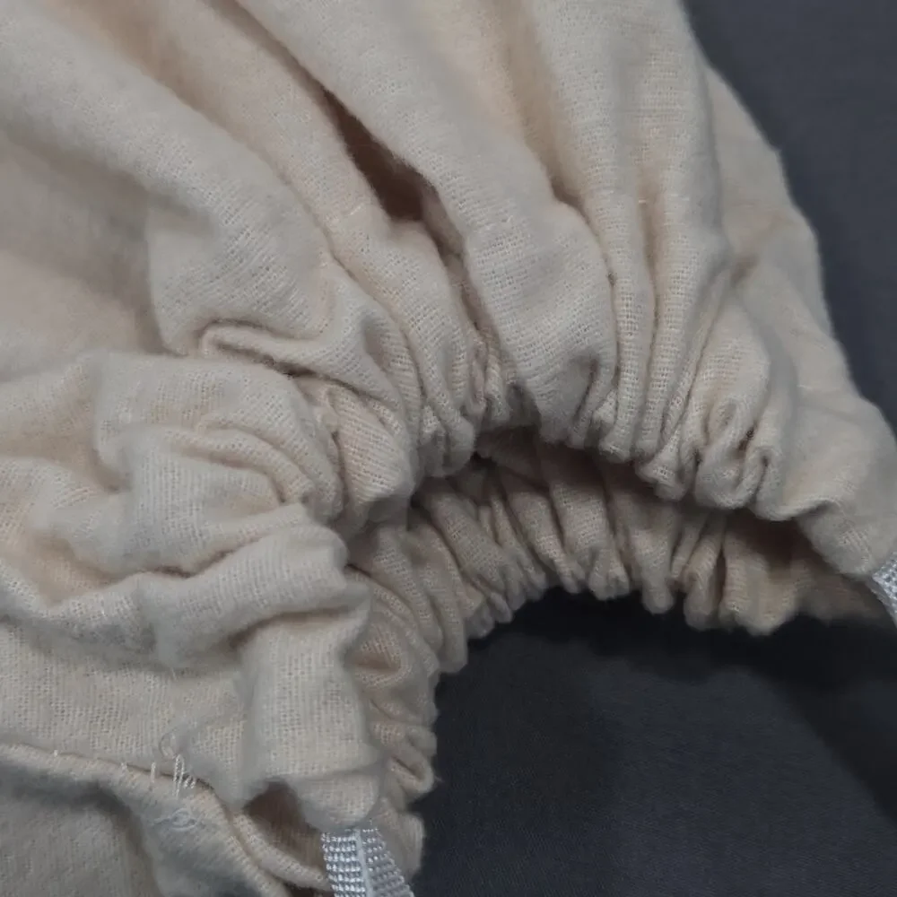 Jimmy Choo Dust Bag Beige Cotton Drawstring Large Storage Pouch 19x20 Italy